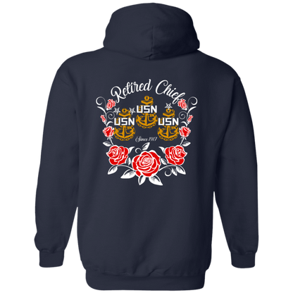 Retired Chief Rose FB Pullover Hoodie