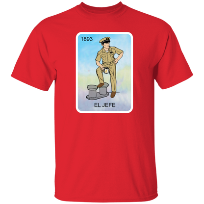 El Jefe Brown Shoe Card 5.3 oz. T-Shirt