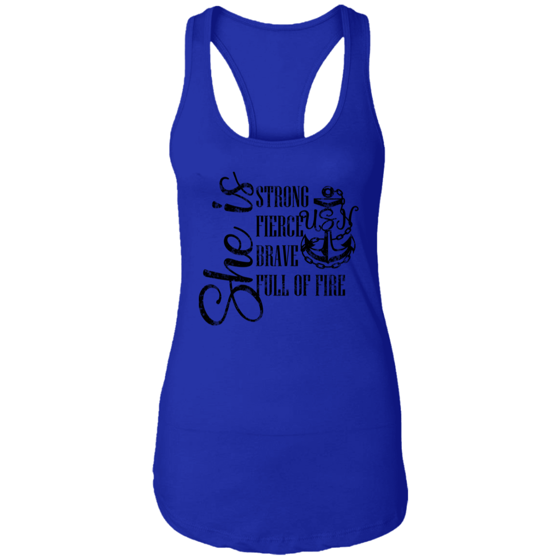 She Is Ladies Racerback Tank