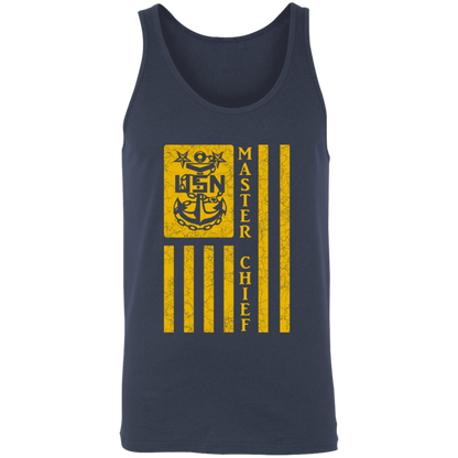 Master Chief Flag Gold Unisex Tank