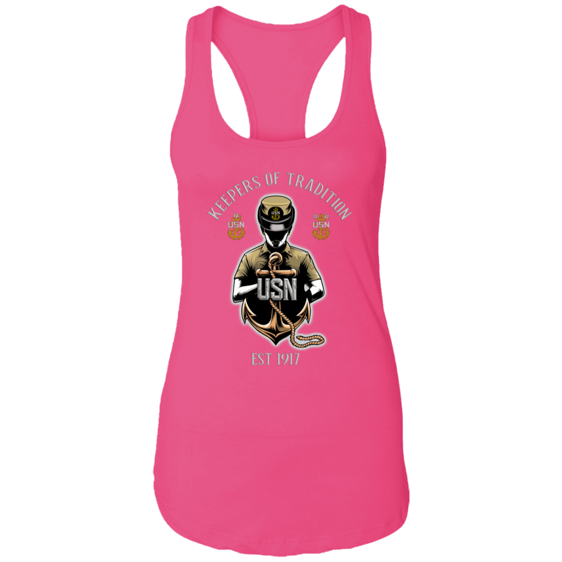 Keepers of Tradition W Ladies Racerback Tank