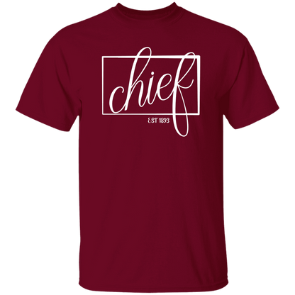 Chief 1893 White 5.3 oz. T-Shirt