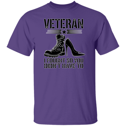 Veteran I Fought 5.3 oz. T-Shirt