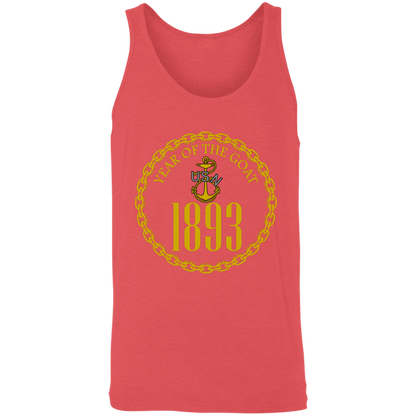 Year of the Goat Gold Unisex Tank
