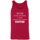Coffee Love White Design Unisex Tank