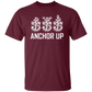 Anchor Up White Design  5.3 oz. T-Shirt