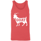 GOAT White Unisex Tank