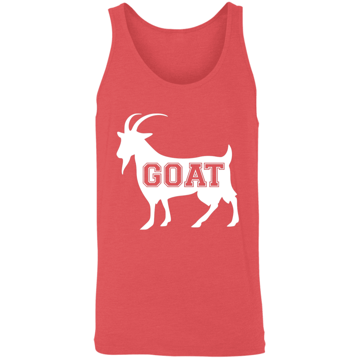 GOAT White Unisex Tank