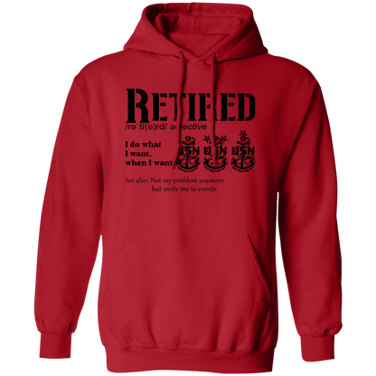 Retired Definition Pullover Hoodie