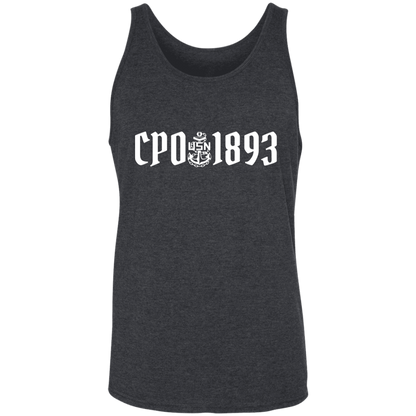 CPO 1893 White Unisex Tank