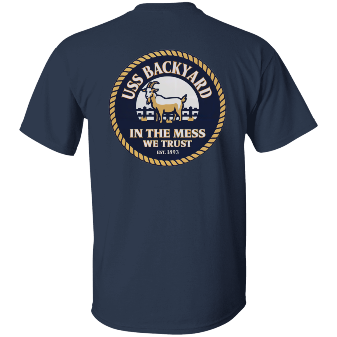 USS Backyard FB 5.3 oz. T-Shirt