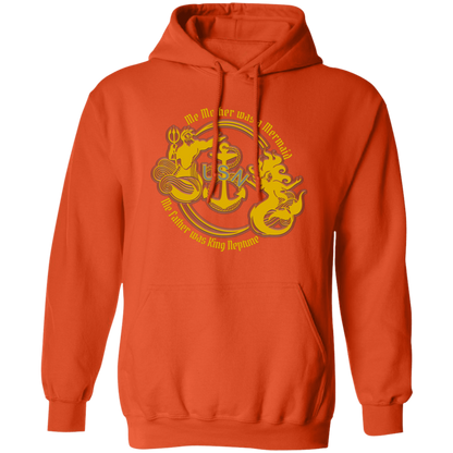 Me Mother and Father Gold Pullover Hoodie