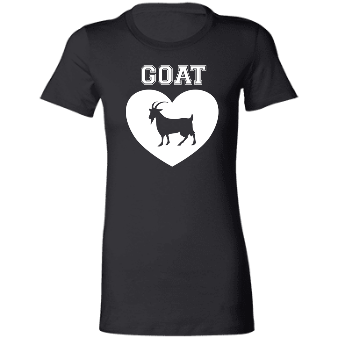 Goat Heart White Ladies' Favorite T-Shirt