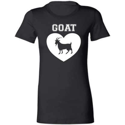 Goat Heart White Ladies' Favorite T-Shirt