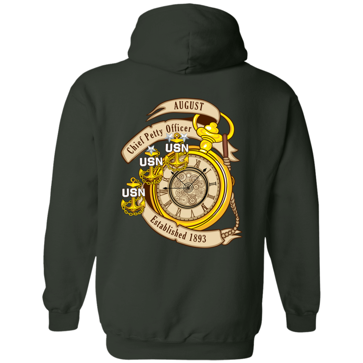 August CPO Two Side Pullover Hoodie