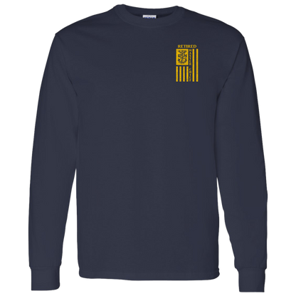 Retired Master Chief Flag FB LS T-Shirt 5.3 oz.