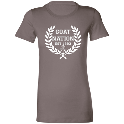 Goat Nation White Ladies' Favorite T-Shirt