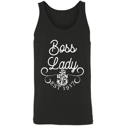 Boss Lady White Design Unisex Tank