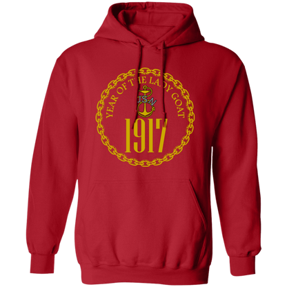 Year of the Lady Goat Gold Pullover Hoodie