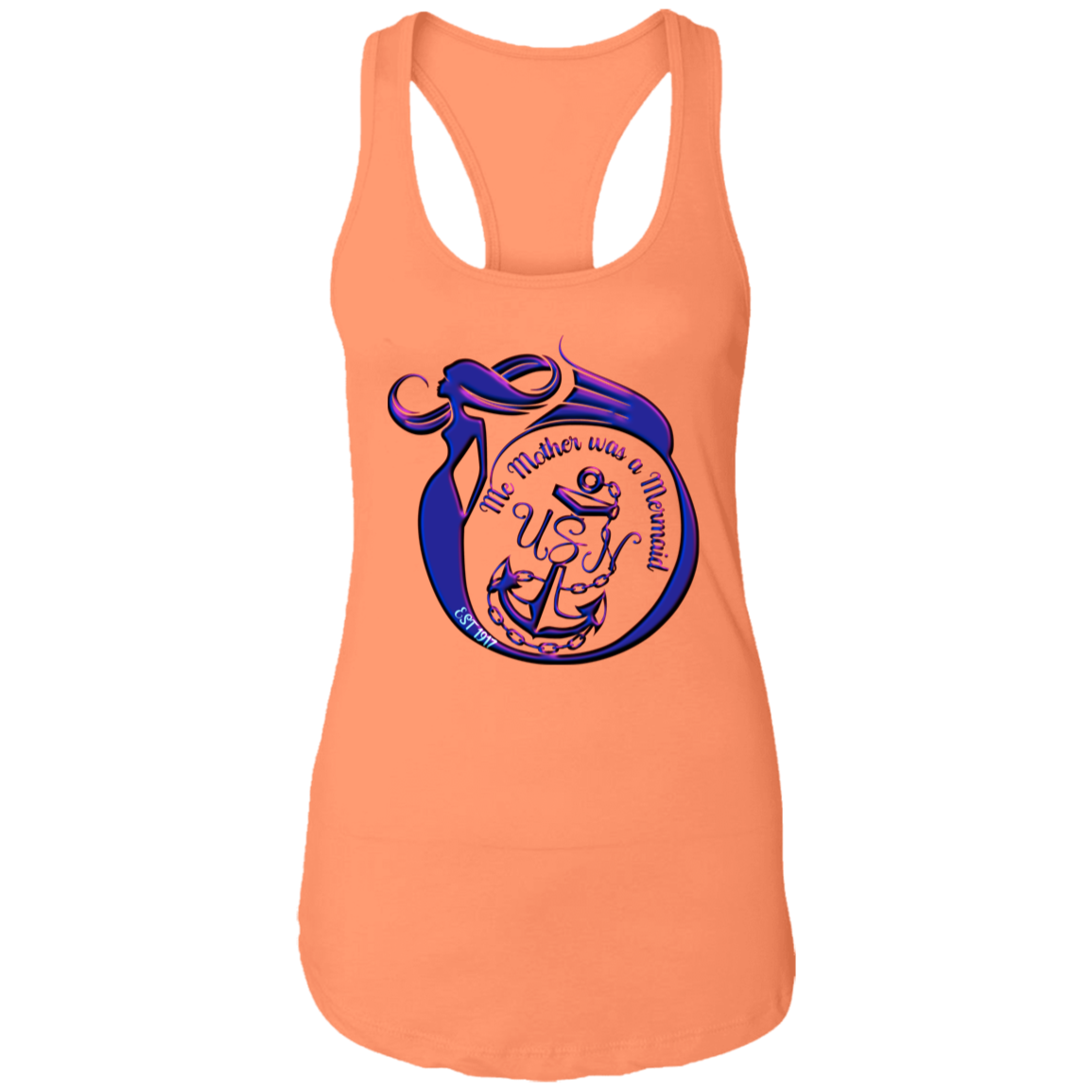 Me Mother Ladies Racerback Tank