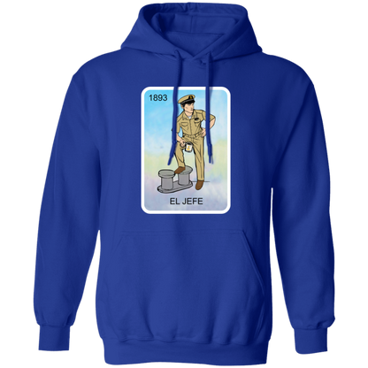 El Jefe Brown Shoe Card Pullover Hoodie
