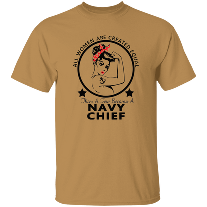 Navy Girl Chief  5.3 oz. T-Shirt