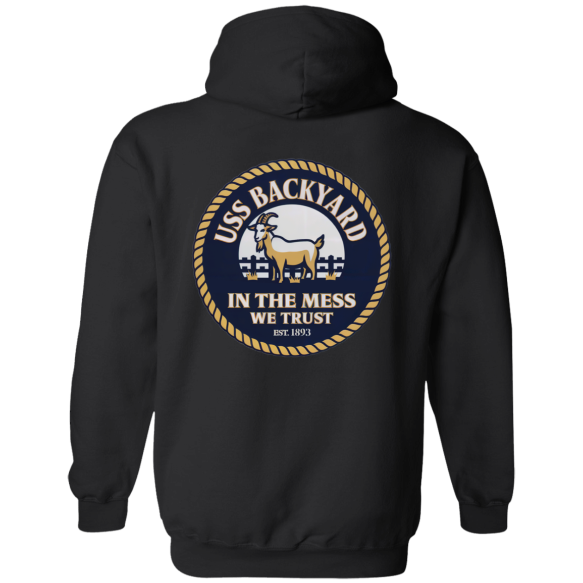 USS Backyard FB Pullover Hoodie