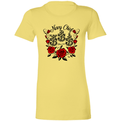 Navy Chief Rose Ladies' Favorite T-Shirt