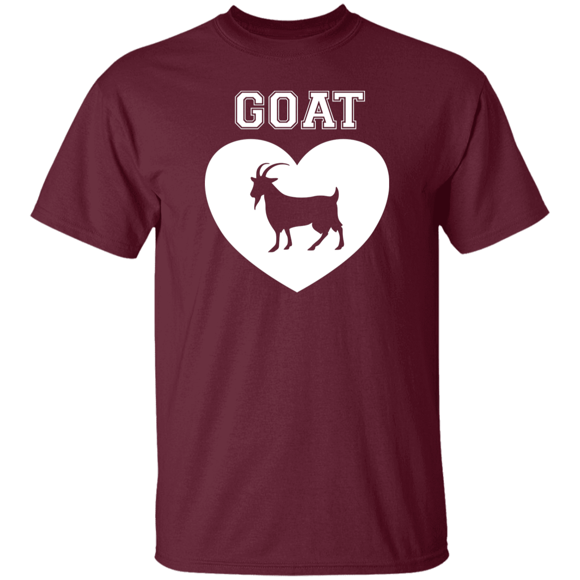 Goat Heart White 5.3 oz. T-Shirt