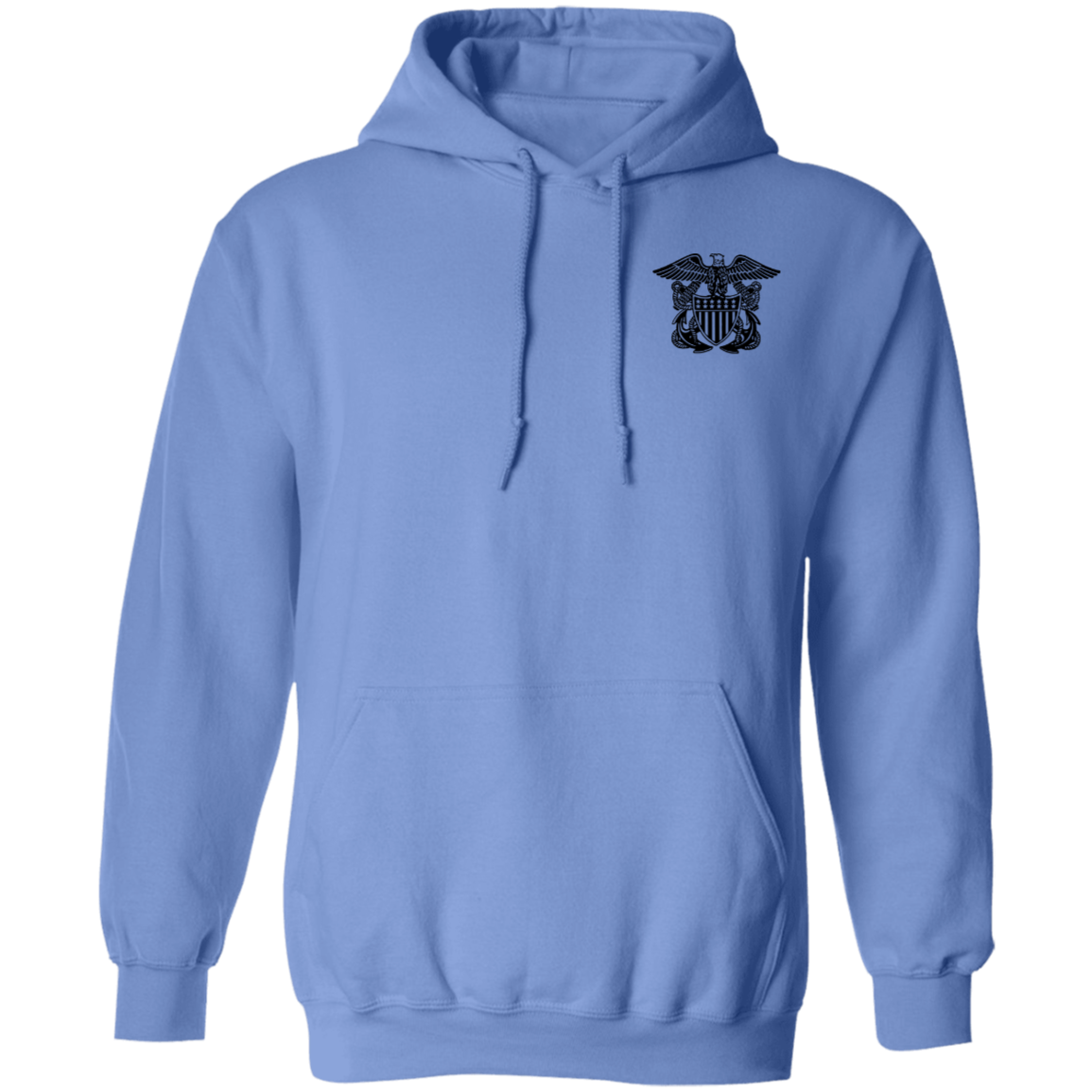 Navy Girl Officer FB Pullover Hoodie