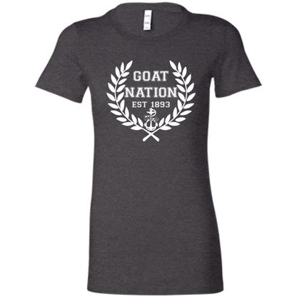 Goat Nation White Ladies' Favorite T-Shirt