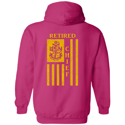 Retired Chief Flag FB Pullover Hoodie