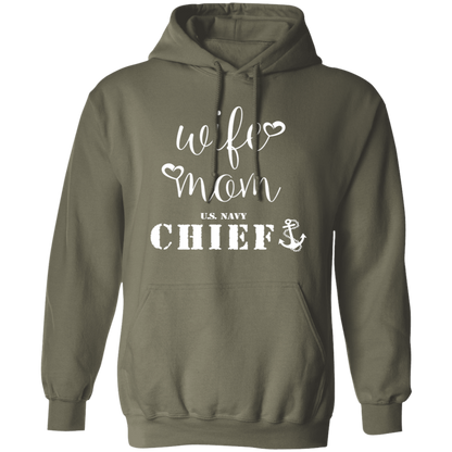 WMC White Pullover Hoodie