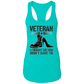 Veteran I Fought Ladies Racerback Tank