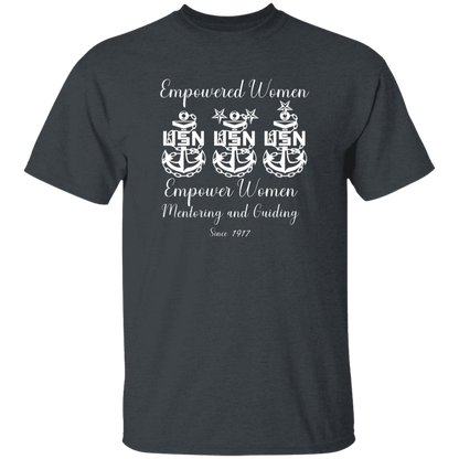Empowered Women White Design 5.3 oz. T-Shirt