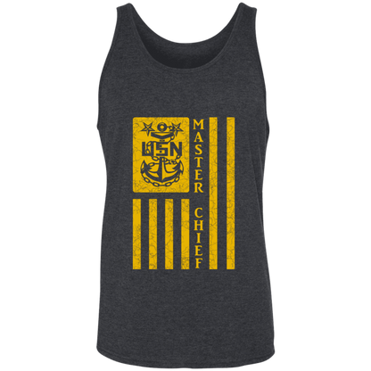 Master Chief Flag Gold Unisex Tank
