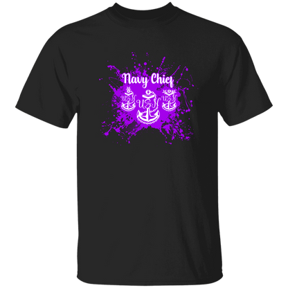 Navy Chief Purple Paint 5.3 oz. T-Shirt
