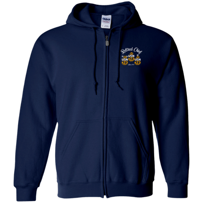 Retired Chief Rose Zip Up Hooded Sweatshirt