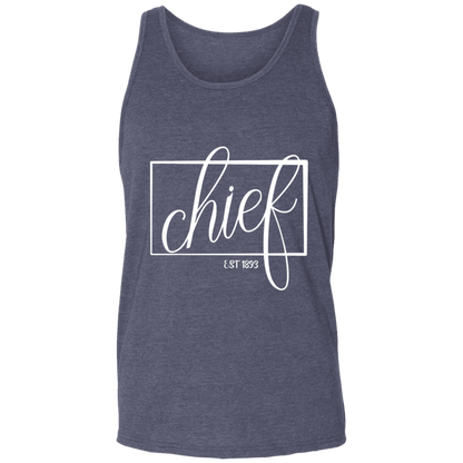 Chief 1893 White Unisex Tank