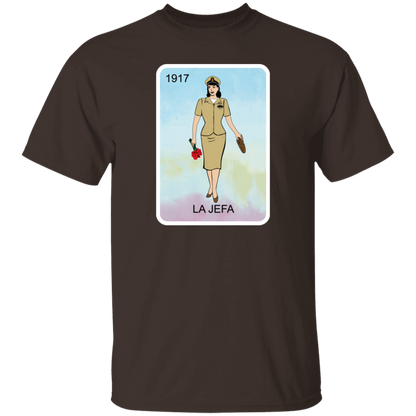 La Jefa Brown Shoe 5.3 oz. T-Shirt