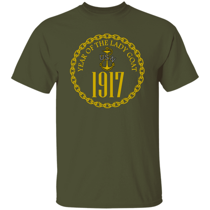 Year of the Lady Goat Gold 5.3 oz. T-Shirt