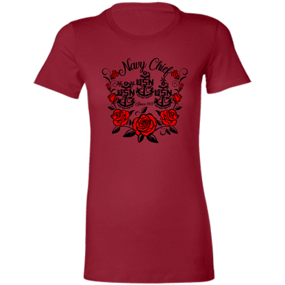 Navy Chief Rose Ladies' Favorite T-Shirt