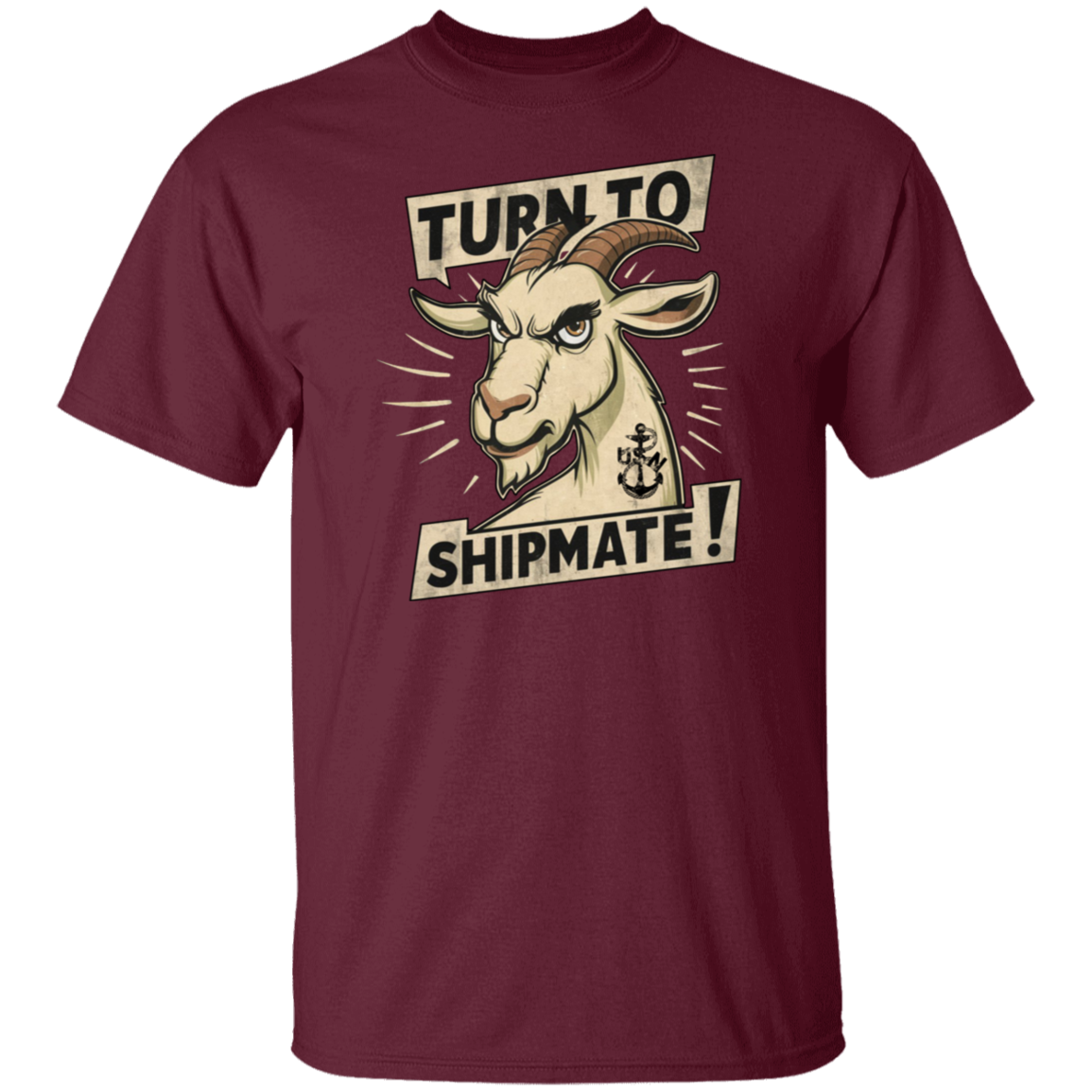 Turn To Shipmate 5.3 oz. T-Shirt