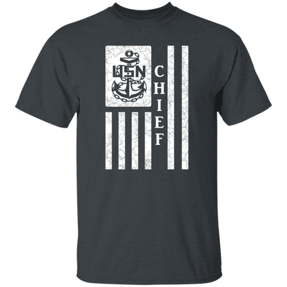 Chief Flag White 5.3 oz. T-Shirt