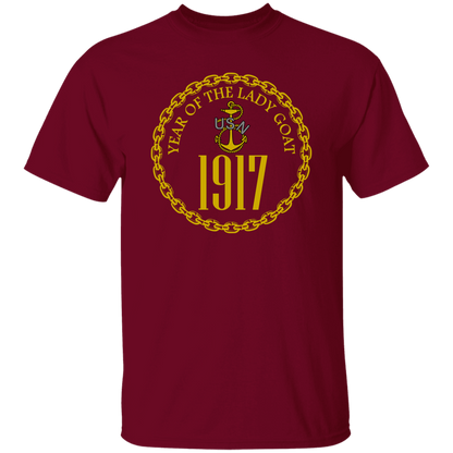 Year of the Lady Goat Gold 5.3 oz. T-Shirt