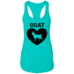 Goat Heart Ladies Racerback Tank