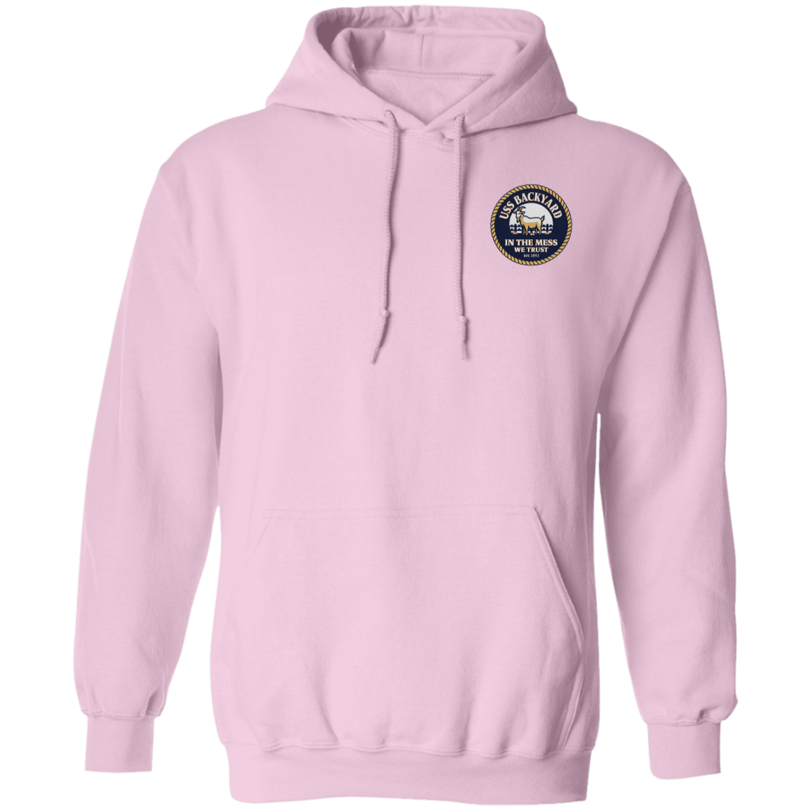 USS Backyard FB Pullover Hoodie