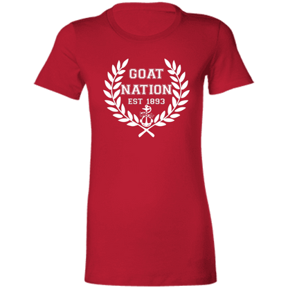 Goat Nation White Ladies' Favorite T-Shirt