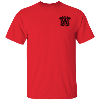 Navy Girl Officer FB 5.3 oz. T-Shirt