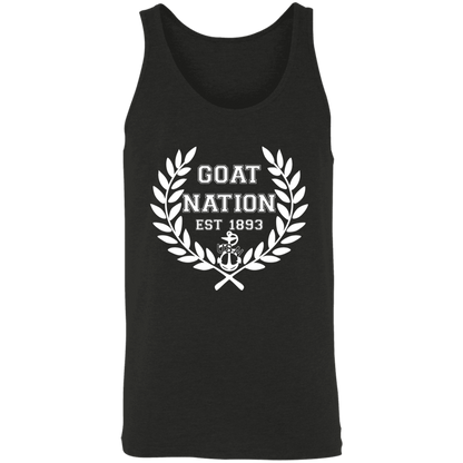 Goat Nation White Unisex Tank